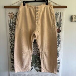 We The Free Osaka Beige Barrel Jeans 29 NWOT